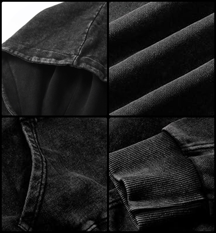 Rooster Talk Vintage Washed 100% Cotton Hoodie