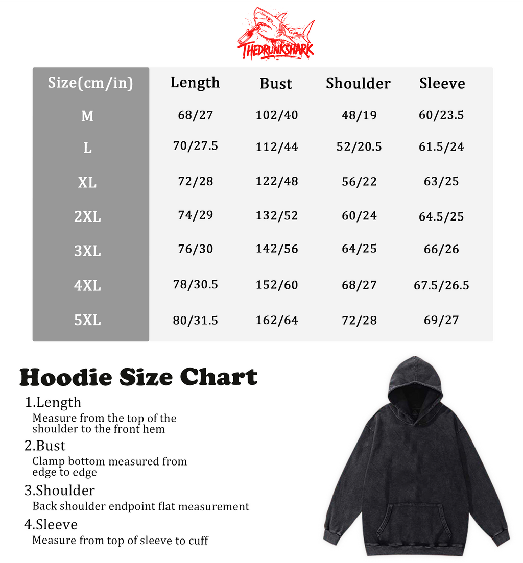 Cowboy Frog Chaos Vintage Washed 100% Cotton Hoodie