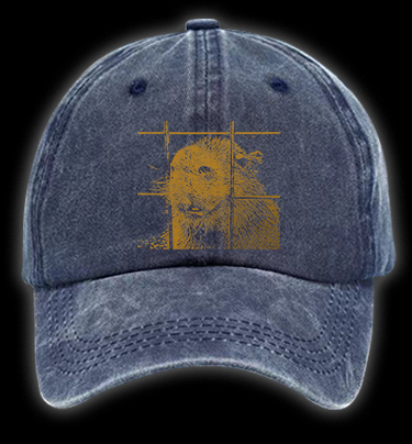 Capybara's Test Trouble Vintage Washed 100% Cotton Baseball Hat