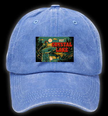 Fish's Lake Adventure Vintage Washed 100% Cotton Baseball Hat