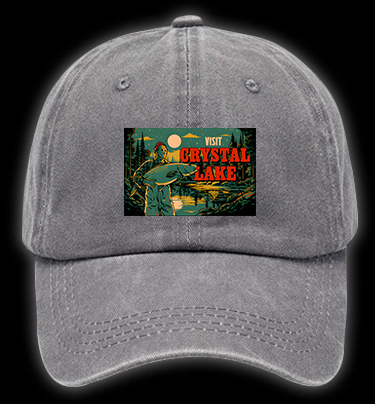 Fish's Lake Adventure Vintage Washed 100% Cotton Baseball Hat