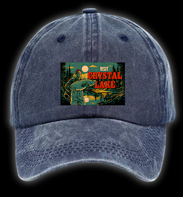 Fish's Lake Adventure Vintage Washed 100% Cotton Baseball Hat