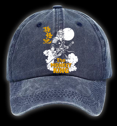 Monkey's Legend Style Vintage Washed 100% Cotton Baseball Hat