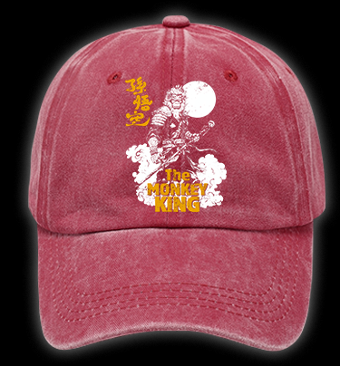 Monkey's Legend Style Vintage Washed 100% Cotton Baseball Hat