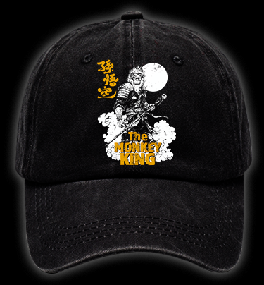 Monkey's Legend Style Vintage Washed 100% Cotton Baseball Hat