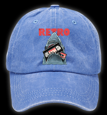 Shark's Vintage Love Vintage Washed 100% Cotton Baseball Hat