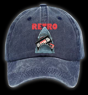 Shark's Vintage Love Vintage Washed 100% Cotton Baseball Hat