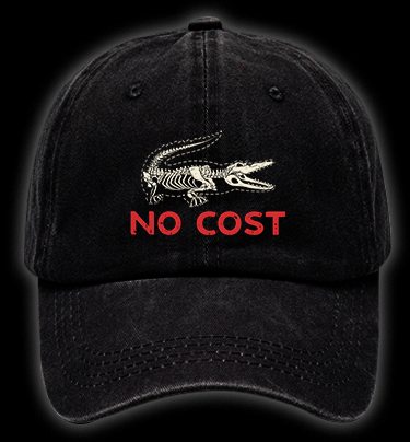 Croc's No - Cost Style Vintage Washed 100% Cotton Baseball Hat