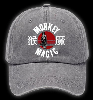 Monkey's Myth Style Vintage Washed 100% Cotton Baseball Hat