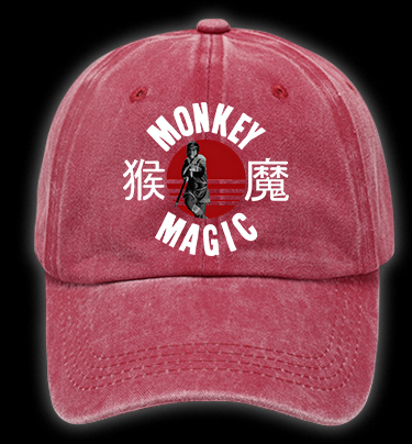Monkey's Myth Style Vintage Washed 100% Cotton Baseball Hat