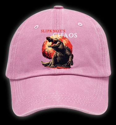 Chaos Croc Fun Vintage Washed 100% Cotton Baseball Hat