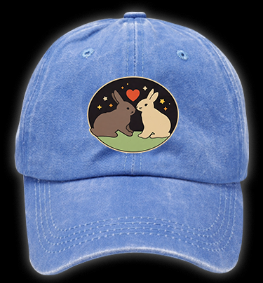 Rabbit's Teacher Wedding Vintage Washed 100% Cotton Baseball Hat