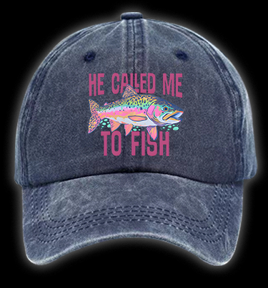 Fish's Bible Style Vintage Washed 100% Cotton Baseball Hat
