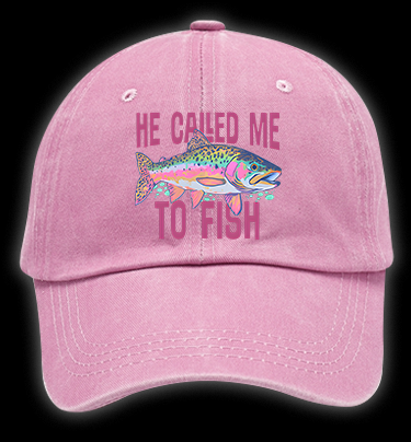 Fish's Bible Style Vintage Washed 100% Cotton Baseball Hat