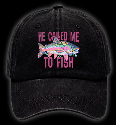 Fish's Bible Style Vintage Washed 100% Cotton Baseball Hat