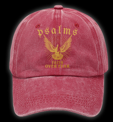 Bird's Psalm Style Vintage Washed 100% Cotton Baseball Hat