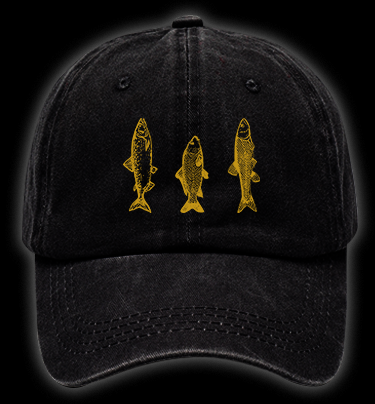 Fish's Bible Style Vintage Washed 100% Cotton Baseball Hat