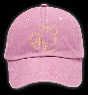 Capybara's Fart Vintage Washed 100% Cotton Baseball Hat