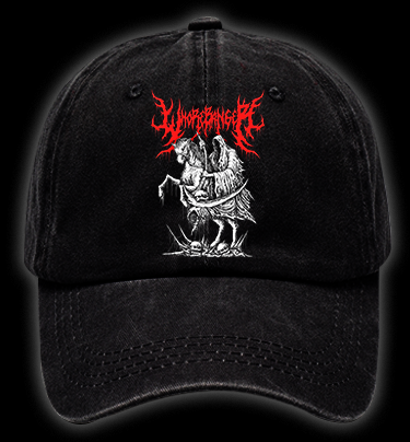 Wormranger Grim Reaper Death Metal Vintage Washed 100% Cotton Baseball Hat