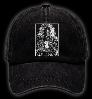 Cotier - Maliketh the Black Blade Vintage Washed 100% Cotton Baseball Hat