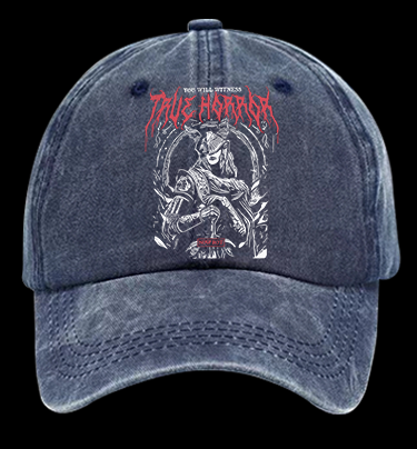True Horror - Viking Warrior Vintage Washed 100% Cotton Baseball Hat