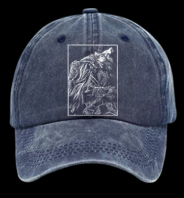 Blaiidd Wolf Vintage Washed 100% Cotton Baseball Hat