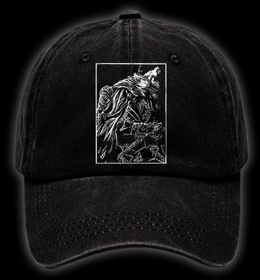 Blaiidd Wolf Vintage Washed 100% Cotton Baseball Hat