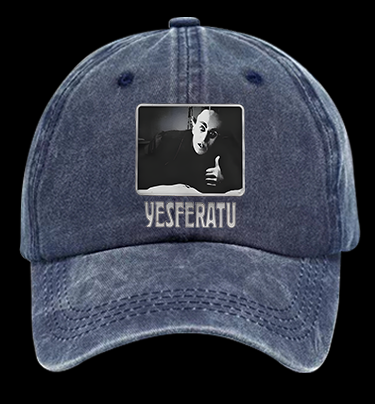 Yesferatu Classic Vampire Vintage Washed 100% Cotton Baseball Hat