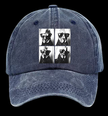 Gogglehead Chicken Vintage Washed 100% Cotton Baseball Hat