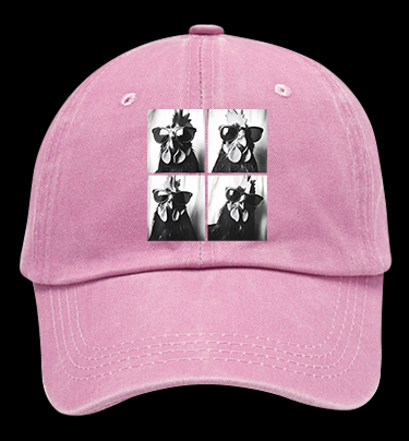 Gogglehead Chicken Vintage Washed 100% Cotton Baseball Hat