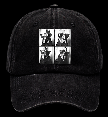 Gogglehead Chicken Vintage Washed 100% Cotton Baseball Hat