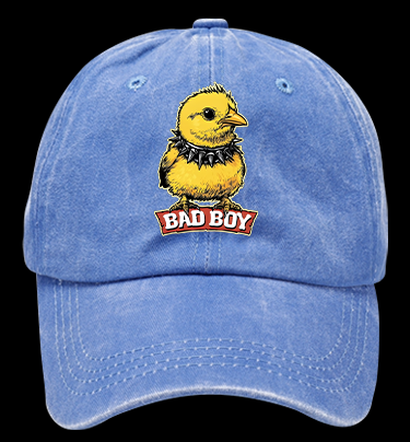 Bad Boy Birdie Vintage Washed 100% Cotton Baseball Hat