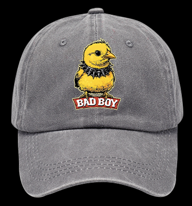 Bad Boy Birdie Vintage Washed 100% Cotton Baseball Hat