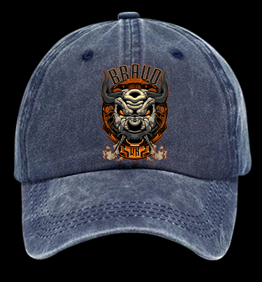 Mechanical Bull Vintage Washed 100% Cotton Baseball Hat