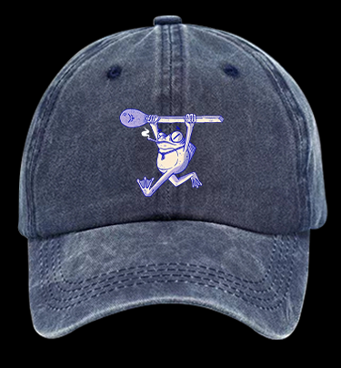 Frog's Happy Moment Vintage Washed 100% Cotton Baseball Hat