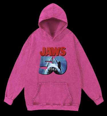 50 Years of Sharky Shenanigans Vintage Washed 100% Cotton Hoodie