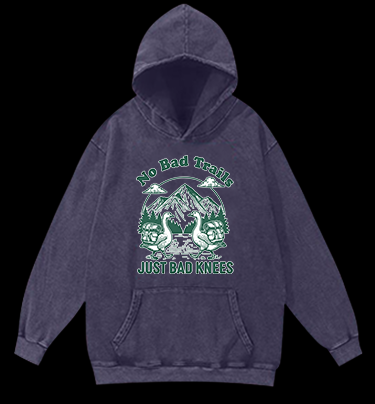 Trail Goose Adventure Vintage Washed 100% Cotton Hoodie