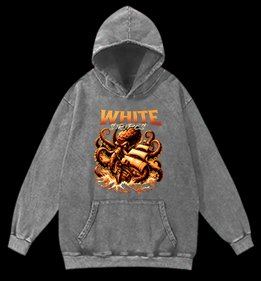 Octopus on Deck Vintage Washed 100% Cotton Hoodie