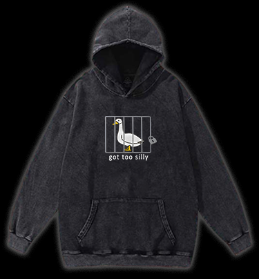 Goose: Silly Prisoner Vintage Washed 100% Cotton Hoodie