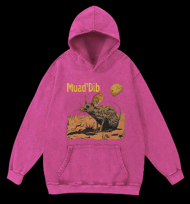Mouse: Dune Symbol Vintage Washed 100% Cotton Hoodie
