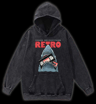 Shark's Vintage Love Vintage Washed 100% Cotton Hoodie