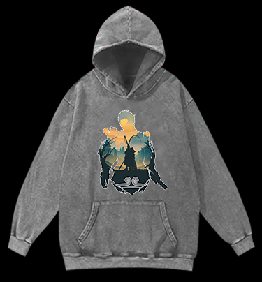 Monkey's Epic Fun Vintage Washed 100% Cotton Hoodie