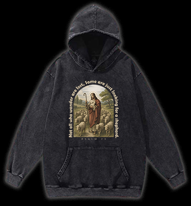 Lamb's Psalm Style Vintage Washed 100% Cotton Hoodie