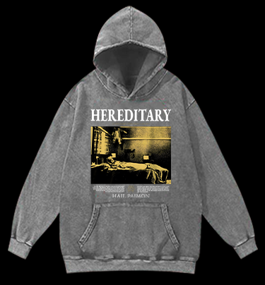 Hereditary Hail Pamon Vintage Washed 100% Cotton Hoodie