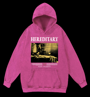 Hereditary Hail Pamon Vintage Washed 100% Cotton Hoodie