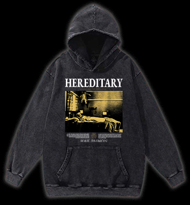 Hereditary Hail Pamon Vintage Washed 100% Cotton Hoodie