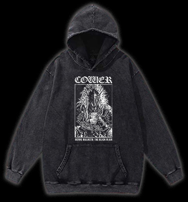 Cotier - Maliketh the Black Blade Vintage Washed 100% Cotton Hoodie