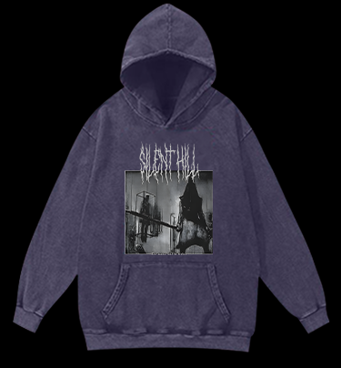 Silent Hill Vintage Washed 100% Cotton Hoodie