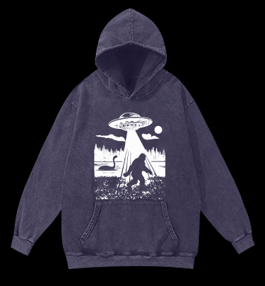 Cryptid Vintage Washed 100% Cotton Hoodie
