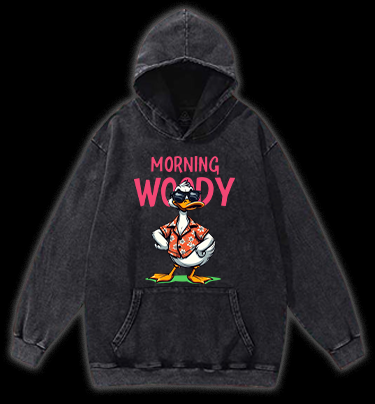 Cool Goose Vibes Vintage Washed 100% Cotton Hoodie